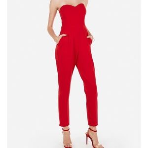 Sweetheart Neck Jumpsuit